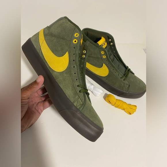 Nike SB Blazer Zoom Mid QS X AntiHero Green NO box Men’s sz 12 NEW!!